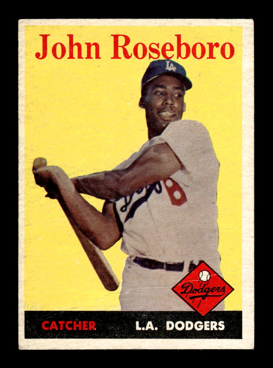 1958 Topps #42 John Roseboro Los Angeles Dodgers EX KC10009570