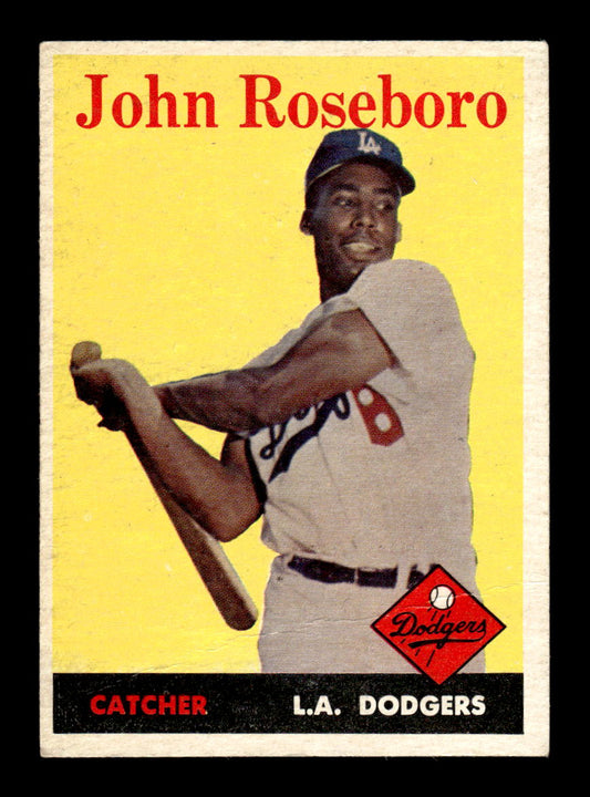 1958 Topps #42 John Roseboro Los Angeles Dodgers EX KC10009570