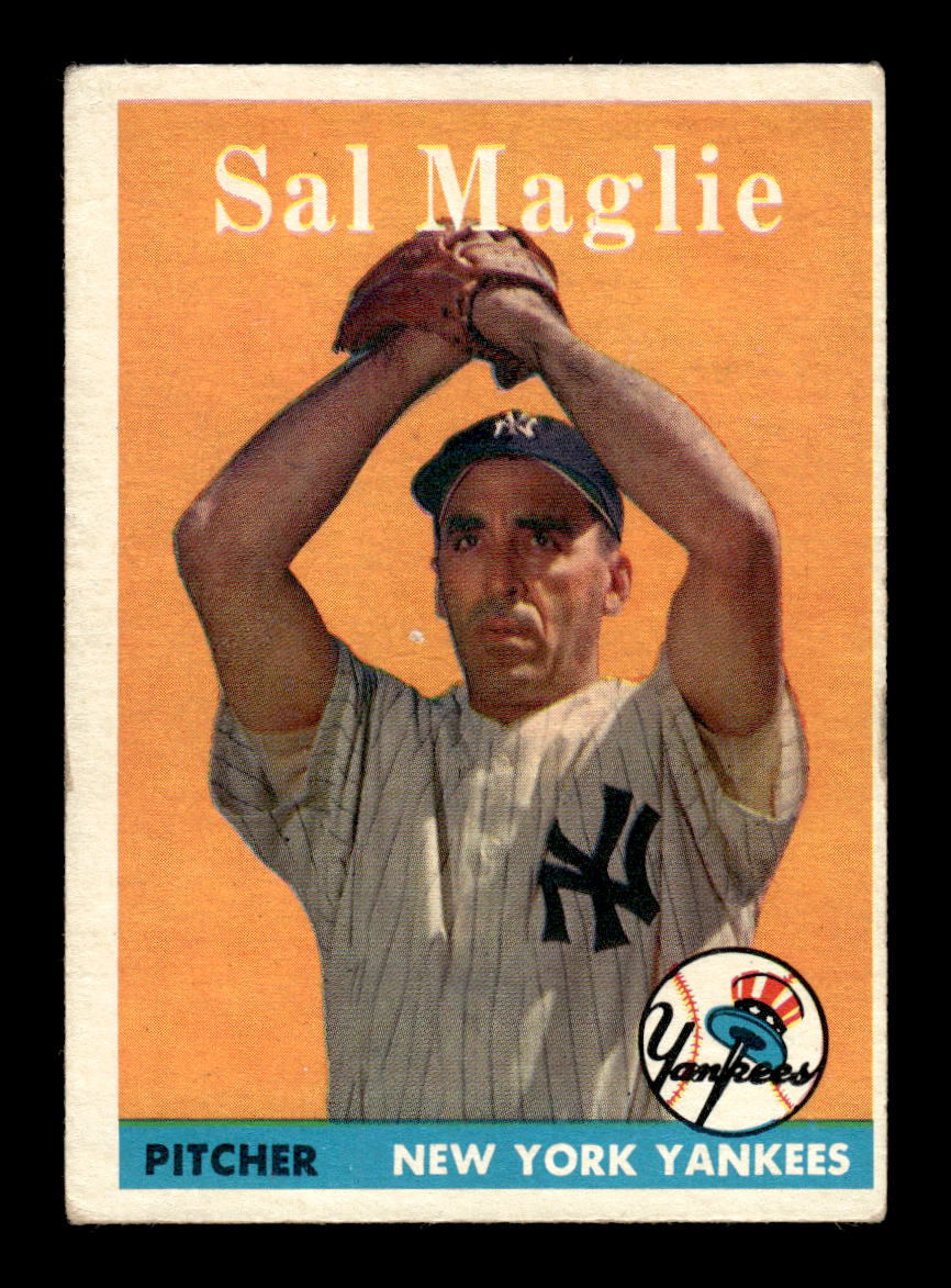 1958 Topps #43 Sal Maglie New York Yankees EX KC10009571