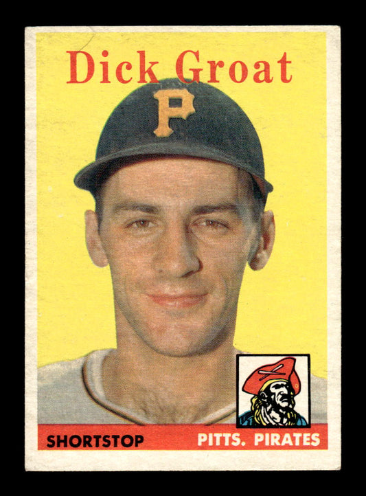 1958 Topps #45 Dick Groat Pittsburgh Pirates EX KC10009573