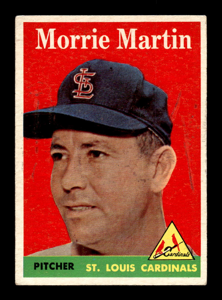 1958 Topps #53b Morrie Martin St. Louis Cardinals EX KC10009579