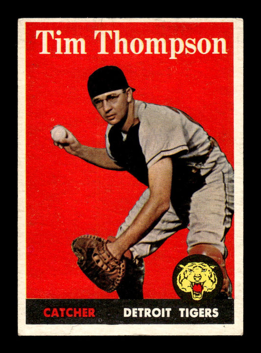 1958 Topps #57a Tim Thompson Detroit Tigers EX KC10009583