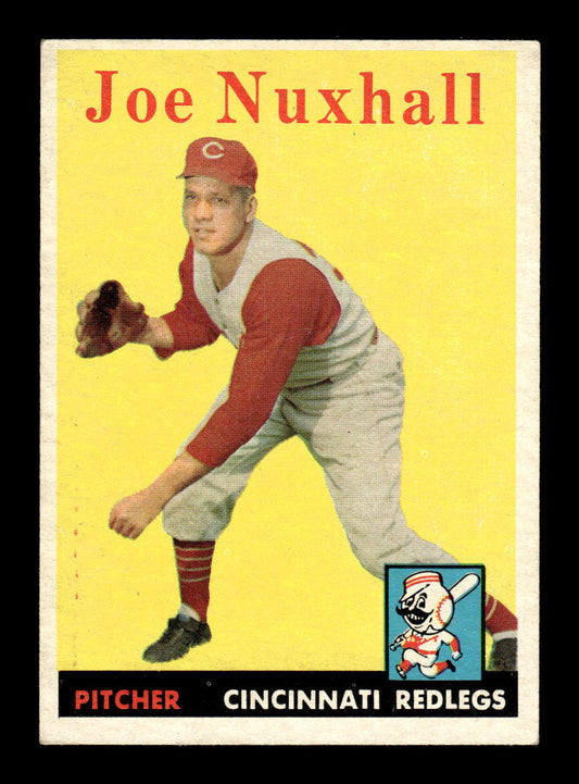 1958 Topps #63 Joe Nuxhall Cincinnati Redlegs EX KC10009589