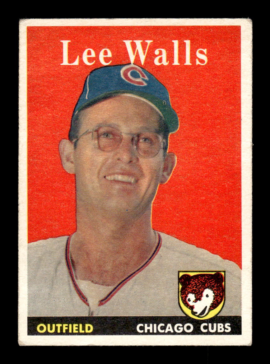 1958 Topps #66 Lee Walls Chicago Cubs EX KC10009592