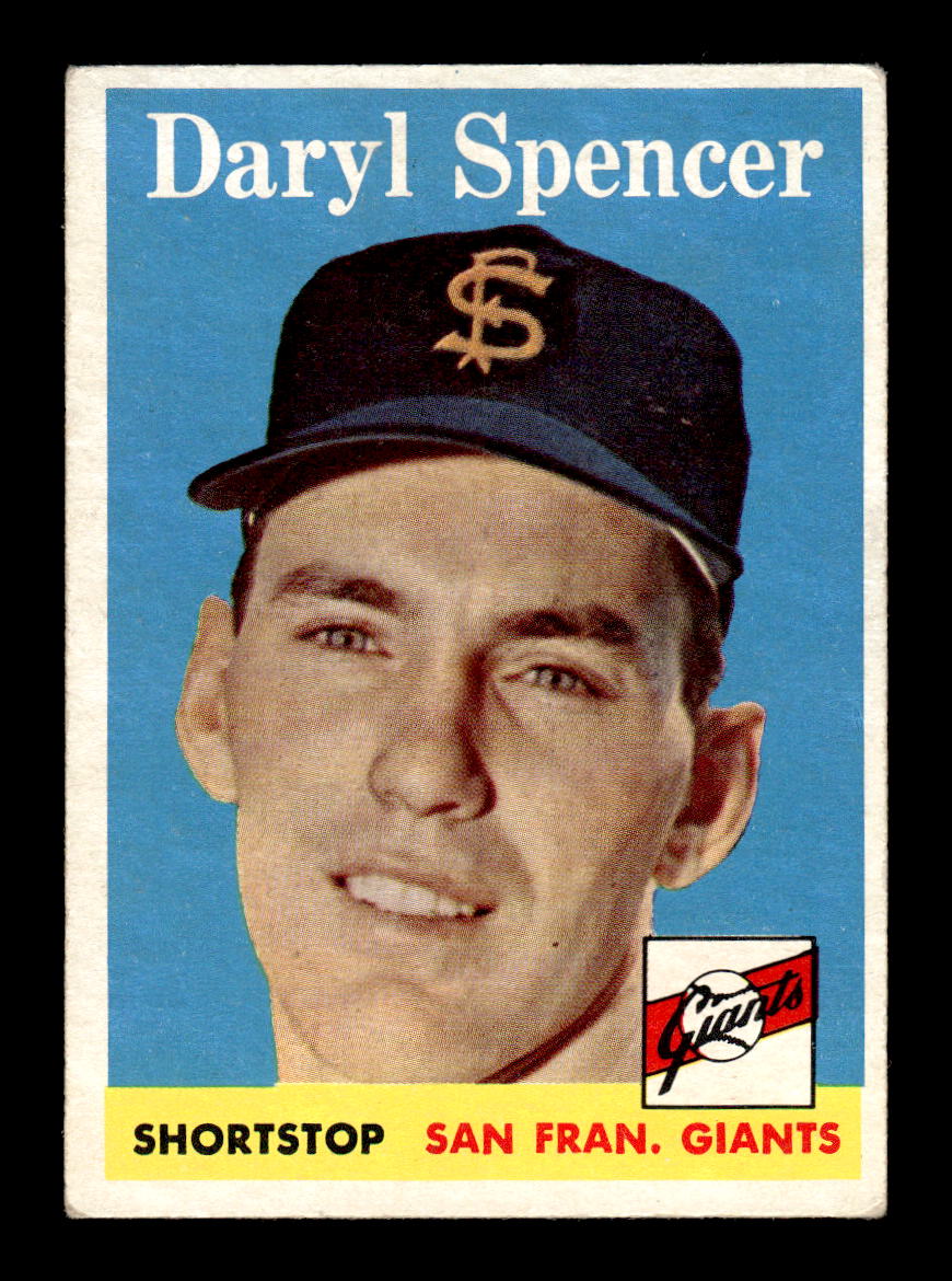 1958 Topps #68 Daryl Spencer San Francisco Giants EX KC10009594