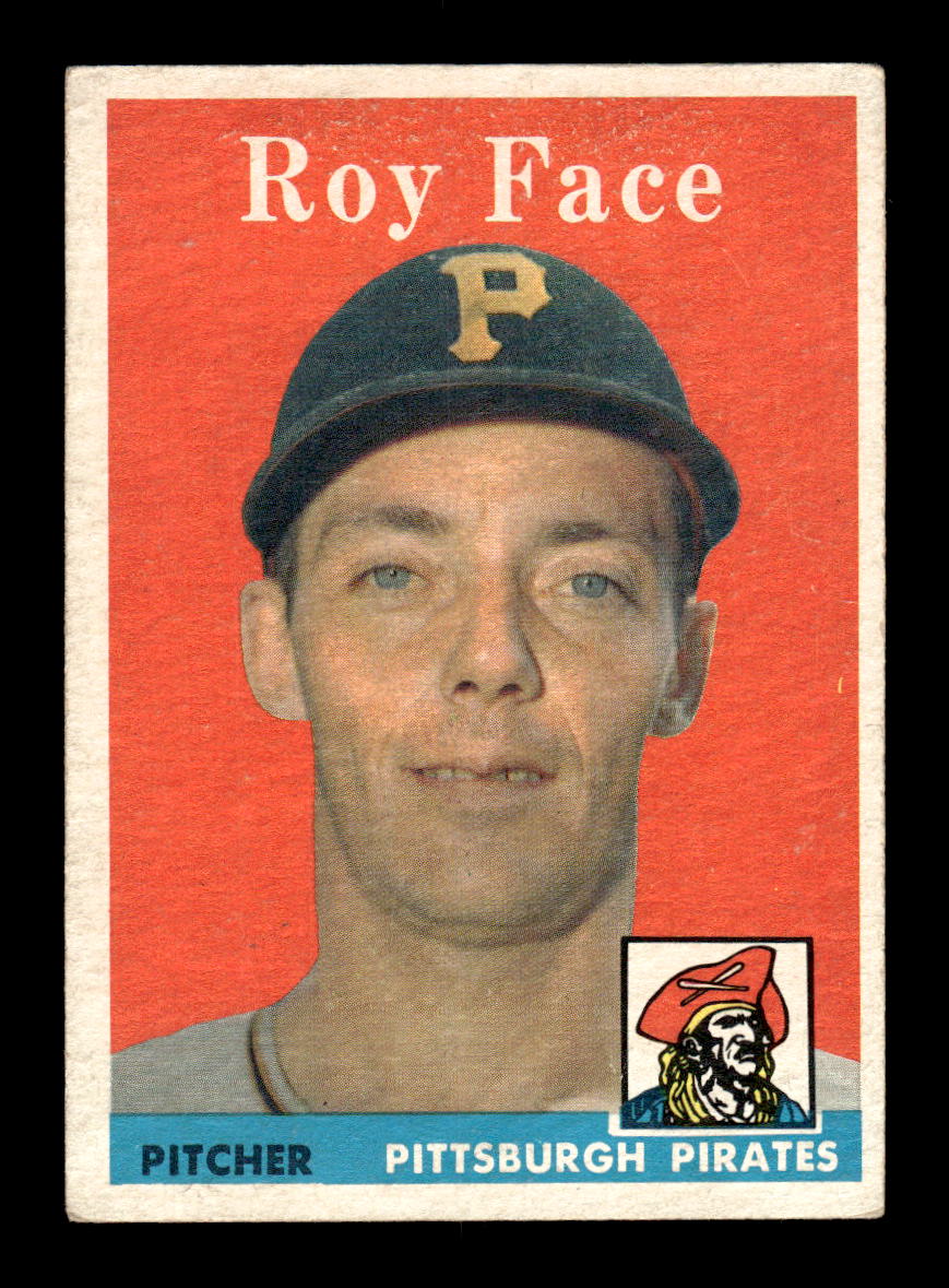 1958 Topps #74 Roy Face Pittsburgh Pirates EX KC10009598