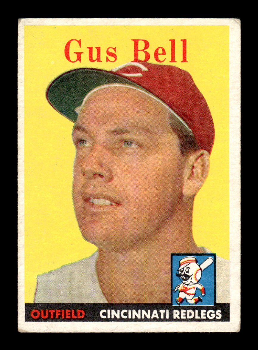 1958 Topps #75 Gus Bell Cincinnati Redlegs EX KC10009599