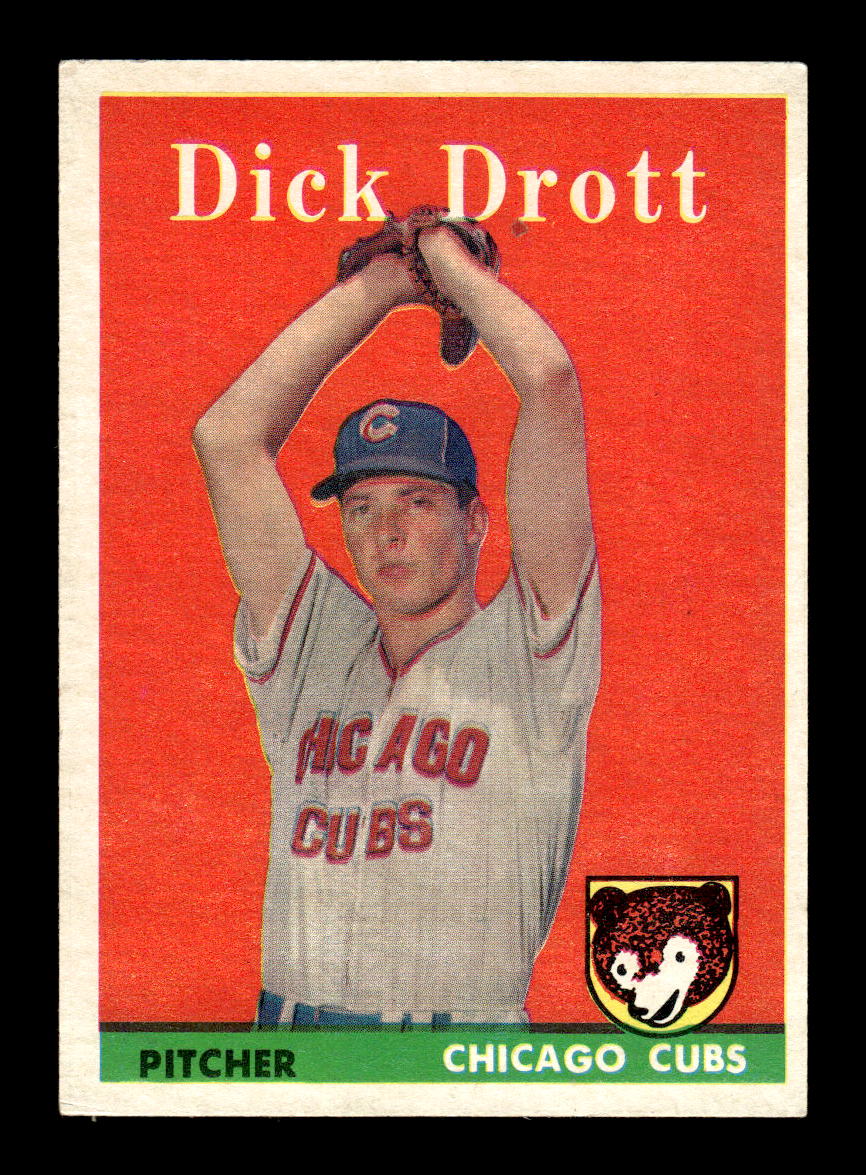 1958 Topps #80 Dick Drott Chicago Cubs EX KC10009604