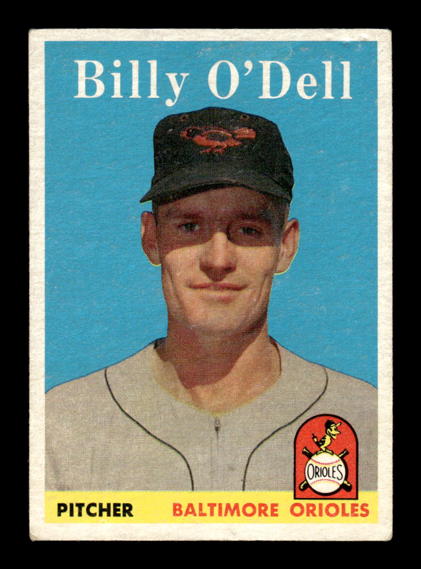 1958 Topps #84 Billy O'Dell Baltimore Orioles VG KC10009608