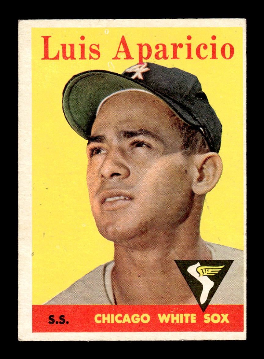 1958 Topps #85 Luis Aparicio White Sox YELLOW TEAM NAME EX KC10009609