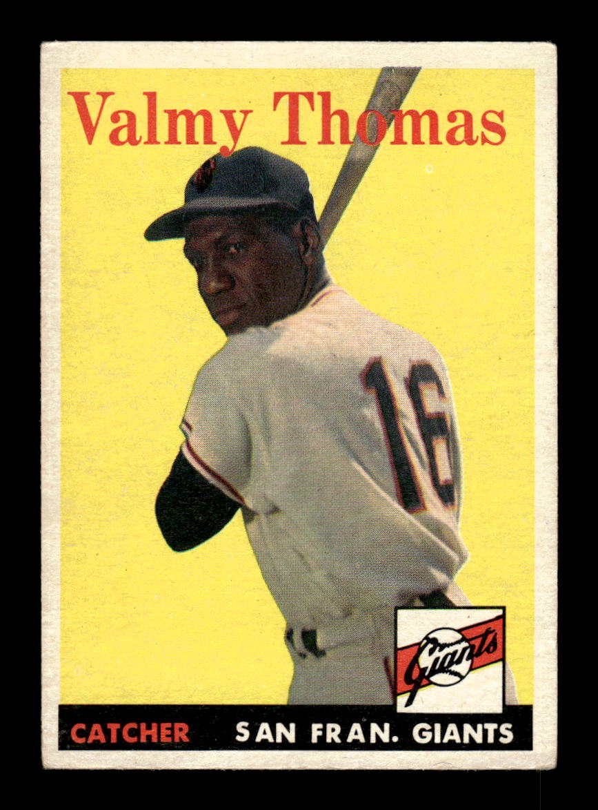 1958 Topps #86 Valmy Thomas San Francisco Giants EX KC10009610