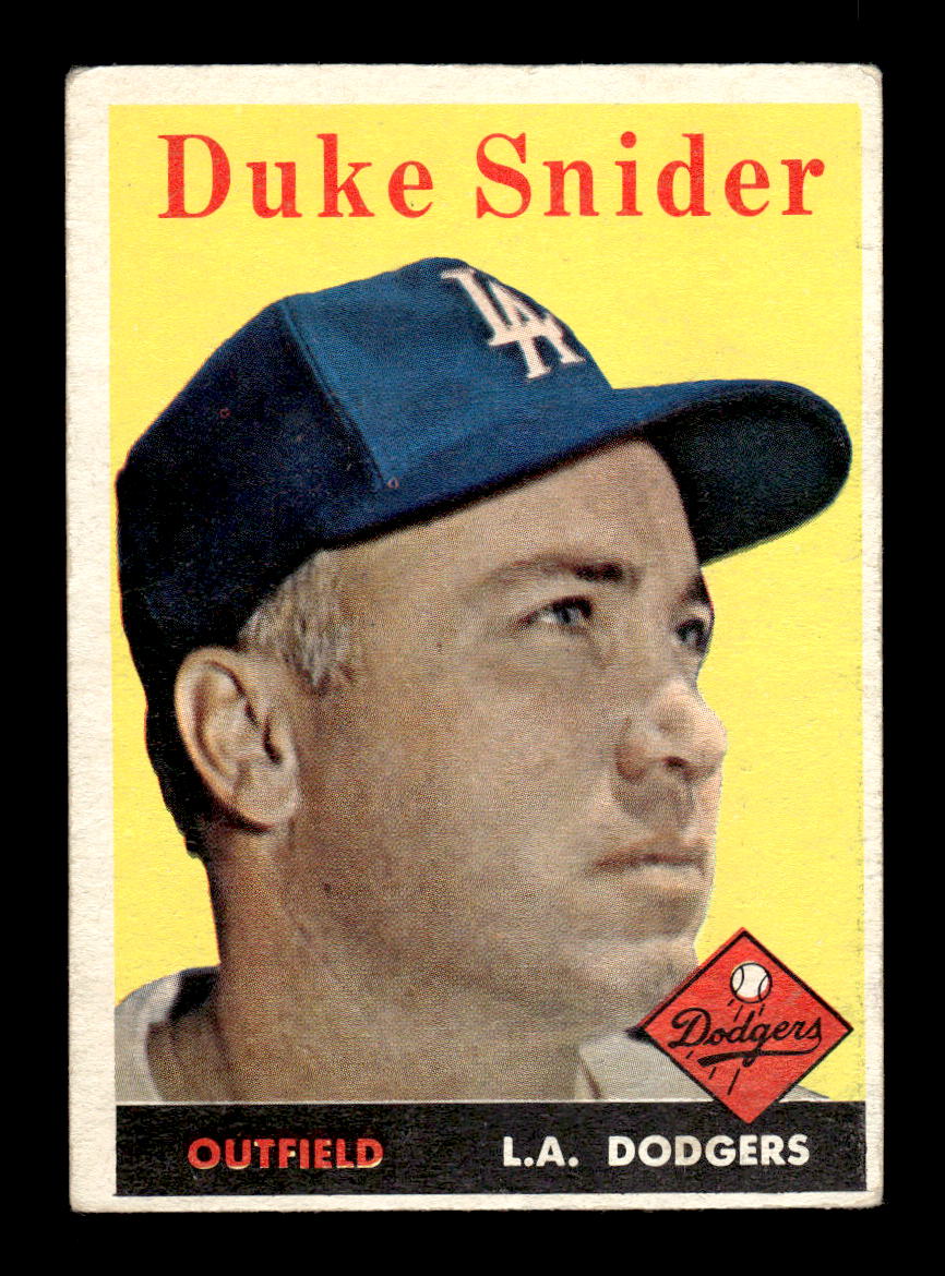 1958 Topps #88 Duke Snider Los Angeles Dodgers VGEX KC10009611