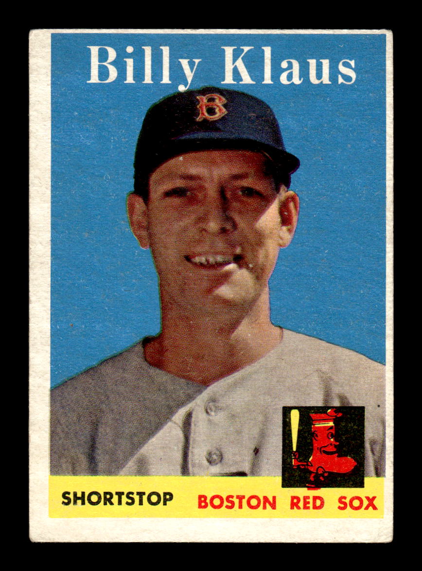 1958 Topps #89 Billy Klaus Boston Red Sox EX KC10009612