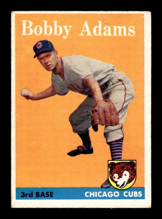 1958 Topps #99 Bobby Adams Chicago Cubs EX KC10009621