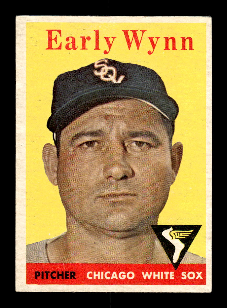 1958 Topps #100a Early Wynn Chicago White Sox EX KC10009622