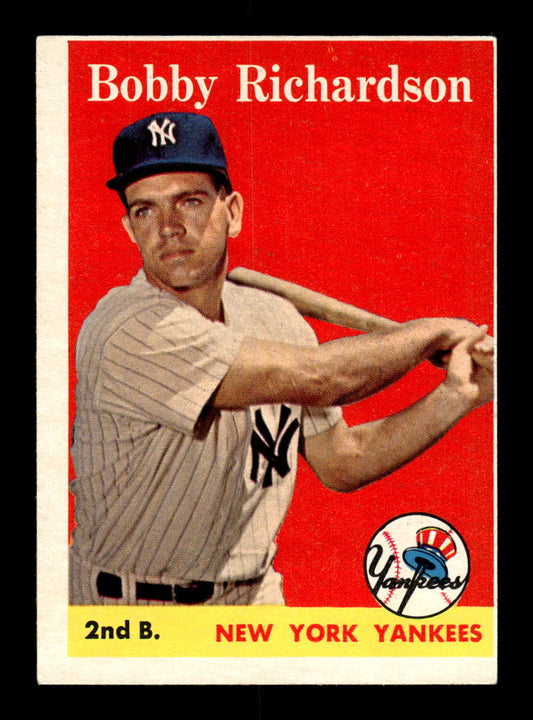 1958 Topps #101b Bobby Richardson New York Yankees EX KC10009623