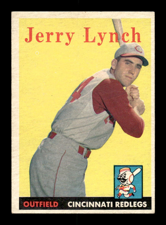 1958 Topps #103 Jerry Lynch Cincinnati Redlegs EX KC10009625