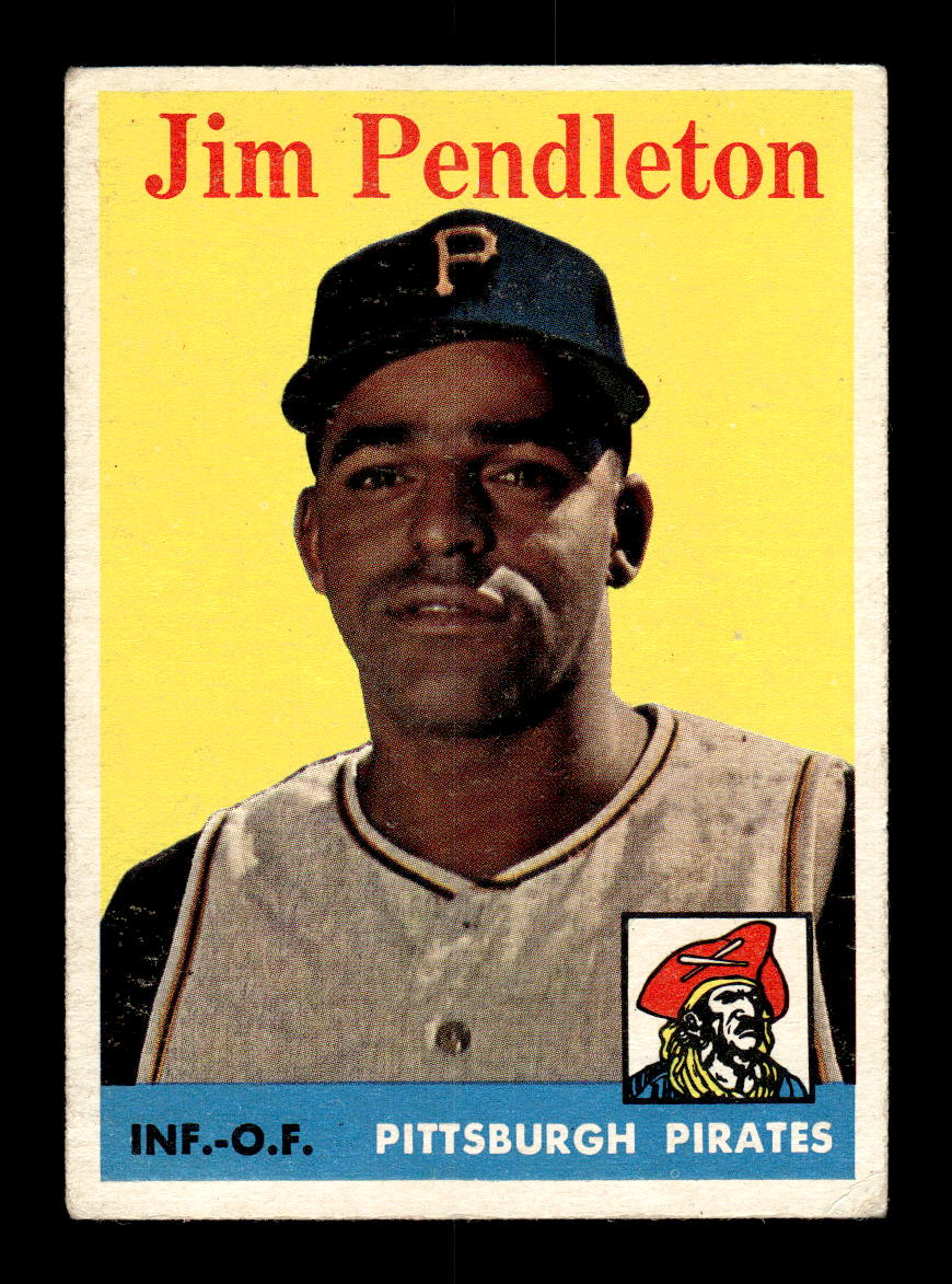 1958 Topps #104 Jim Pendleton Pittsburgh Pirates EX KC10009626