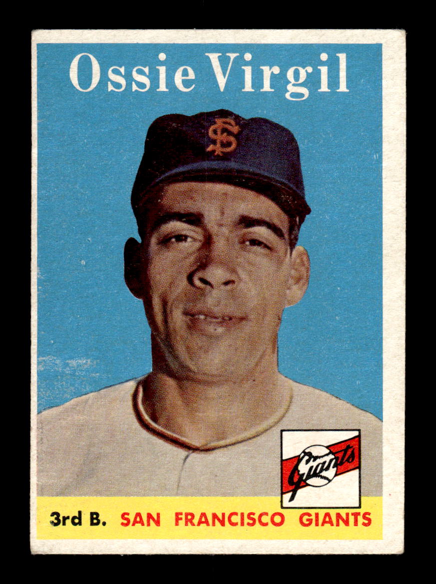 1958 Topps #107 Ossie Virgil San Francisco Giants EX KC10009628