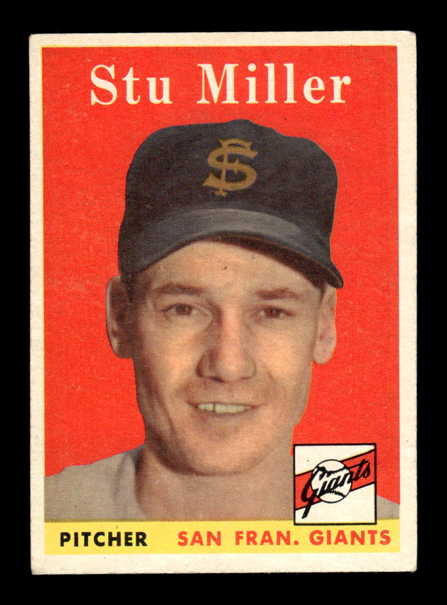 1958 Topps #111 Stu Miller San Francisco Giants EX KC10009632