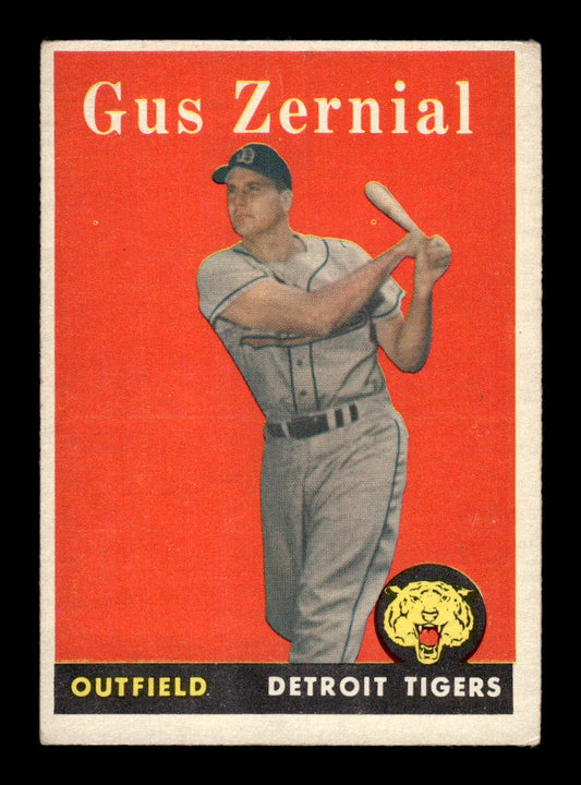 1958 Topps #112 Gus Zernial Detroit Tigers EX KC10009633