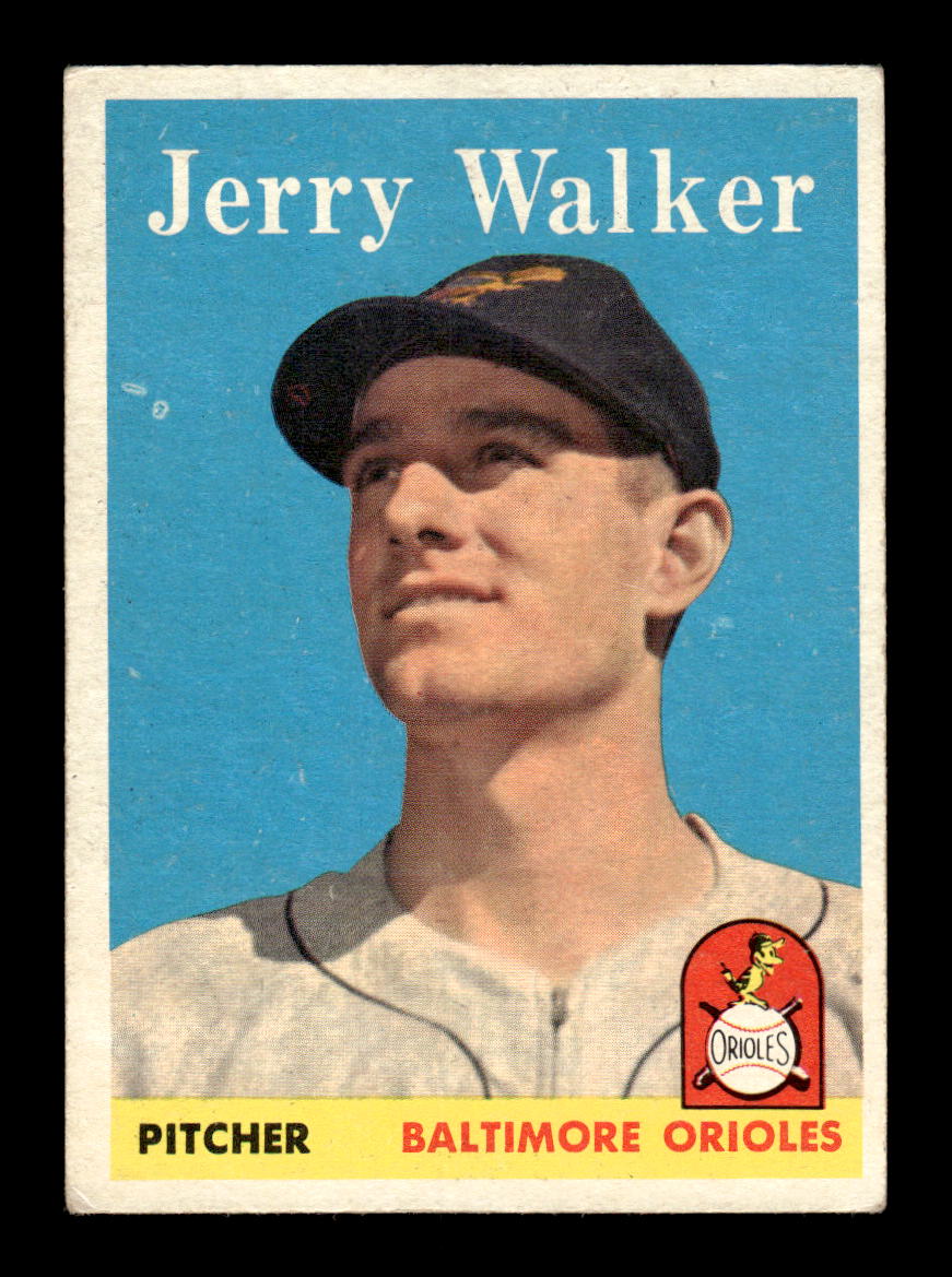 1958 Topps #113 Jerry Walker Baltimore Orioles EX KC10009634