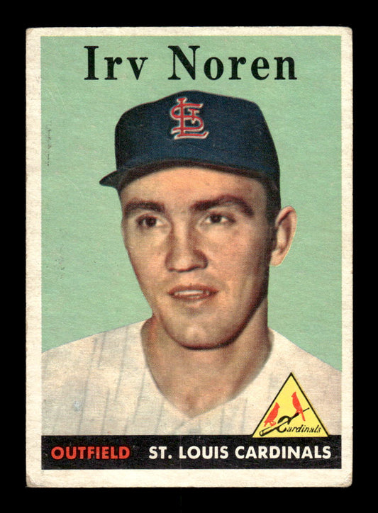 1958 Topps #114 Irv Noren St. Louis Cardinals EX KC10009635