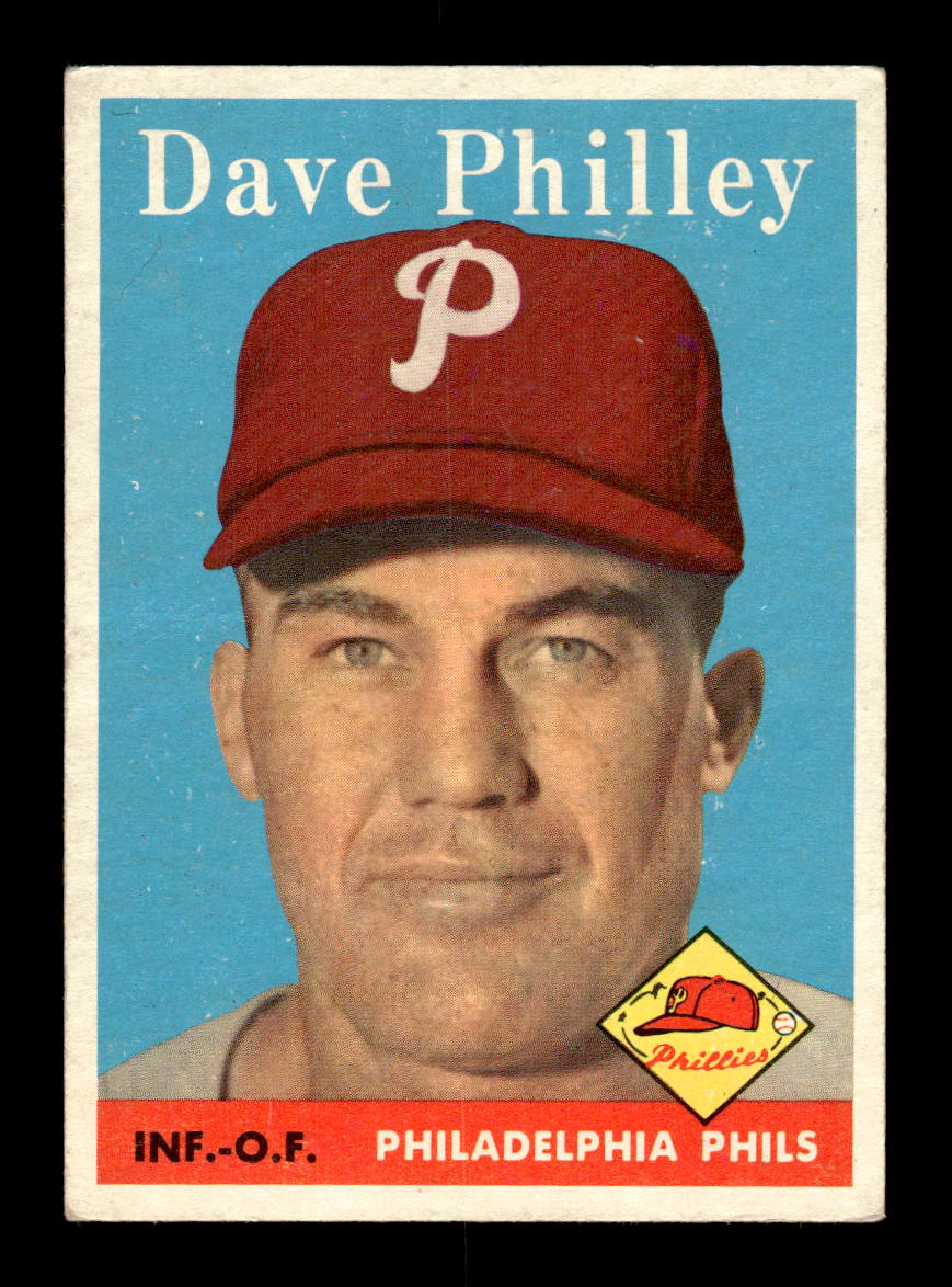 1958 Topps #116 Dave Philley Philadelphia Phillies EX KC10009637