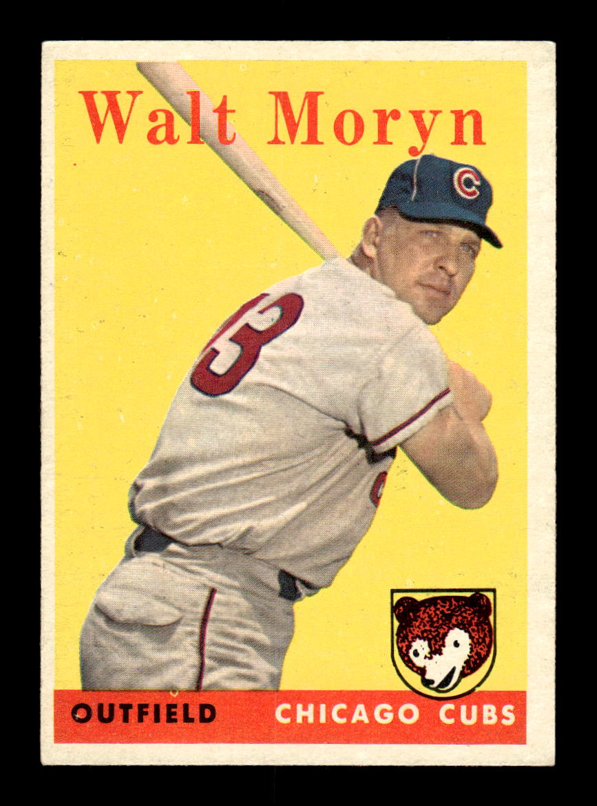 1958 Topps #122 Walt Moryn Chicago Cubs EX KC10009643