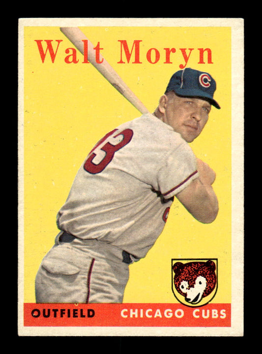 1958 Topps #122 Walt Moryn Chicago Cubs EX KC10009643