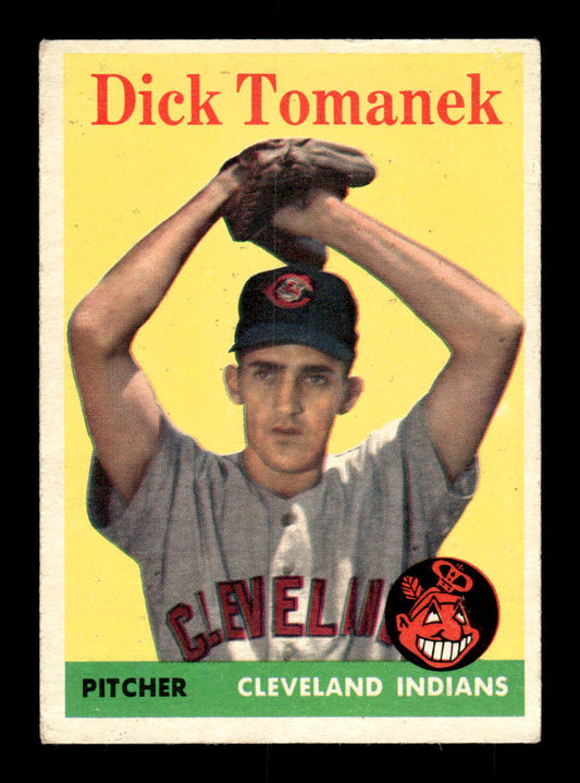 1958 Topps #123 Dick Tomanek Cleveland Indians EX KC10009644