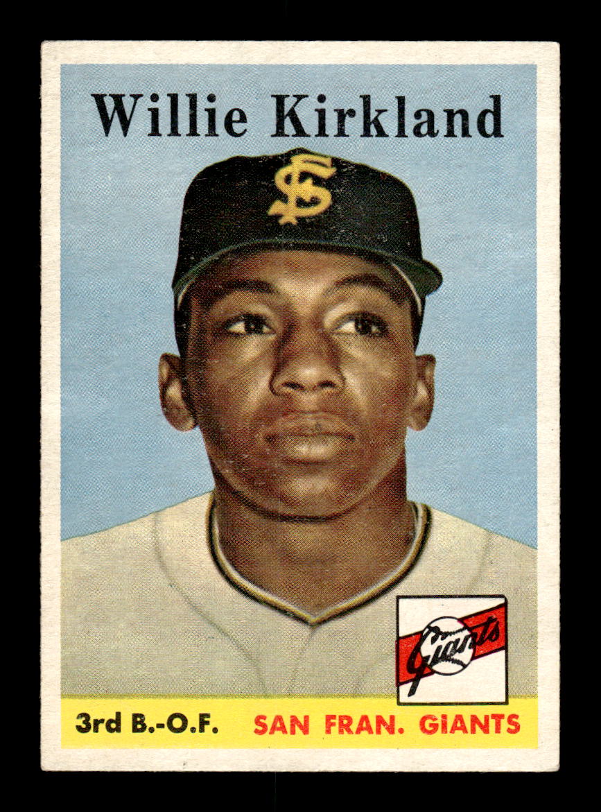 1958 Topps #128 Willie Kirkland San Francisco Giants EX KC10009649
