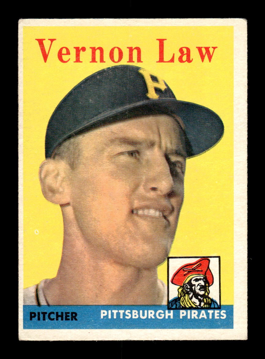1958 Topps #132 Vernon Law Pittsburgh Pirates EX KC10009653