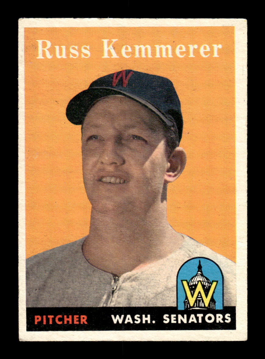 1958 Topps #137 Russ Kemmerer Washington Senators EX KC10009658