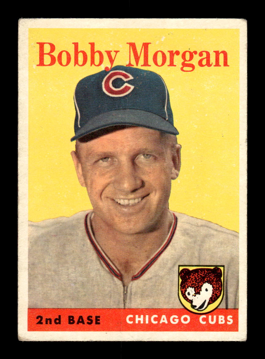 1958 Topps #144 Bobby Morgan Chicago Cubs EX KC10009665