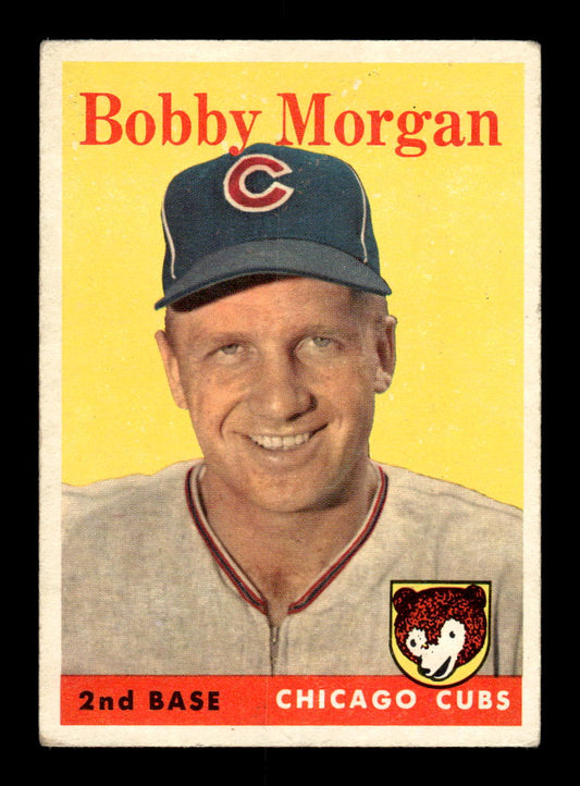 1958 Topps #144 Bobby Morgan Chicago Cubs EX KC10009665