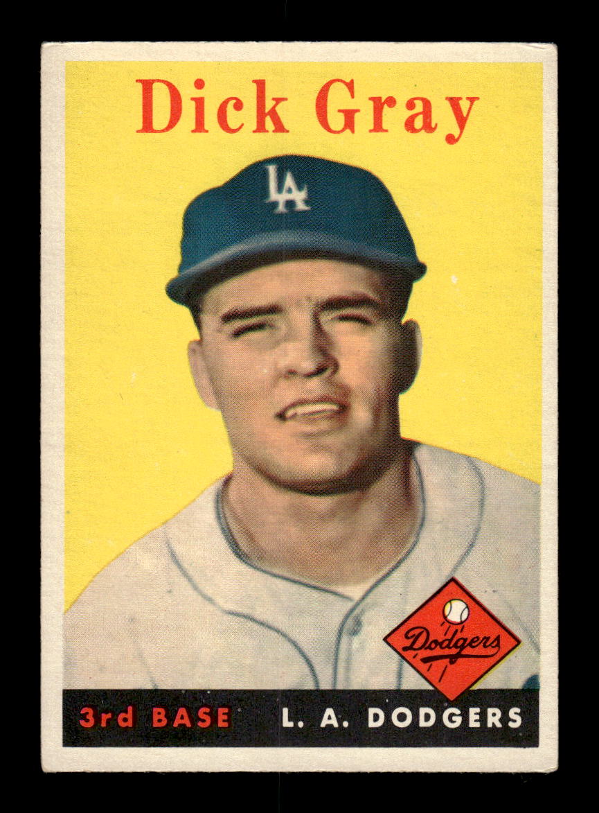 1958 Topps #146 Dick Gray Los Angeles Dodgers EX KC10009666