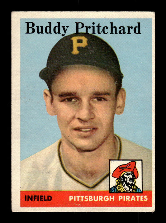 1958 Topps #151 Buddy Pritchard Pittsburgh Pirates EX KC10009670