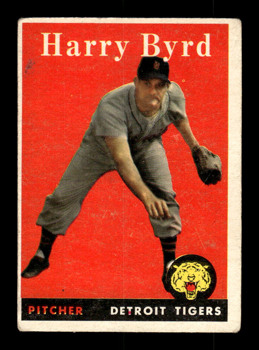 1958 Topps #154 Harry Byrd Detroit Tigers VG KC10009673