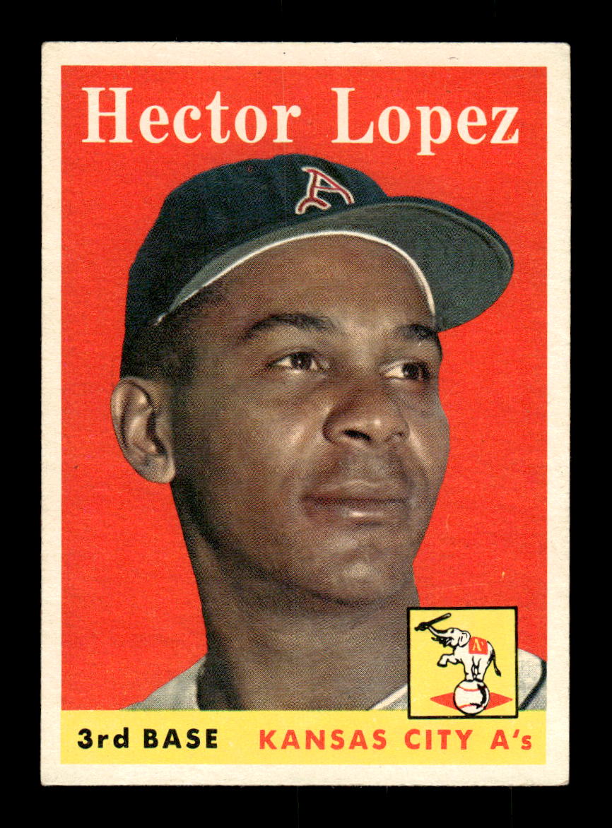 1958 Topps #155 Hector Lopez Kansas City Athletics EX KC10009674