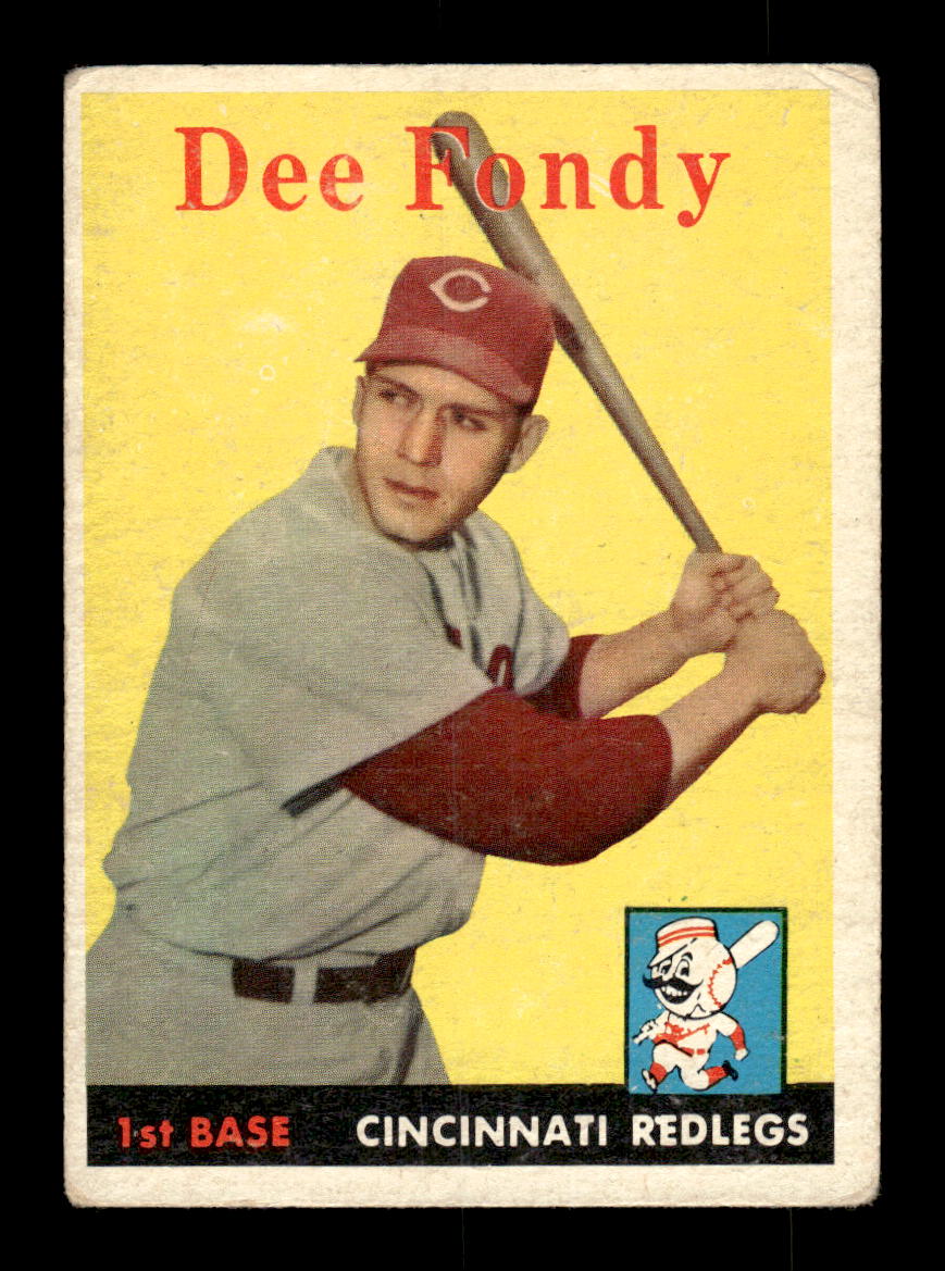 1958 Topps #157 Dee Fondy Cincinnati Redlegs VG KC10009676