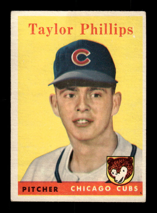 1958 Topps #159 Taylor Phillips Chicago Cubs EX KC10009678