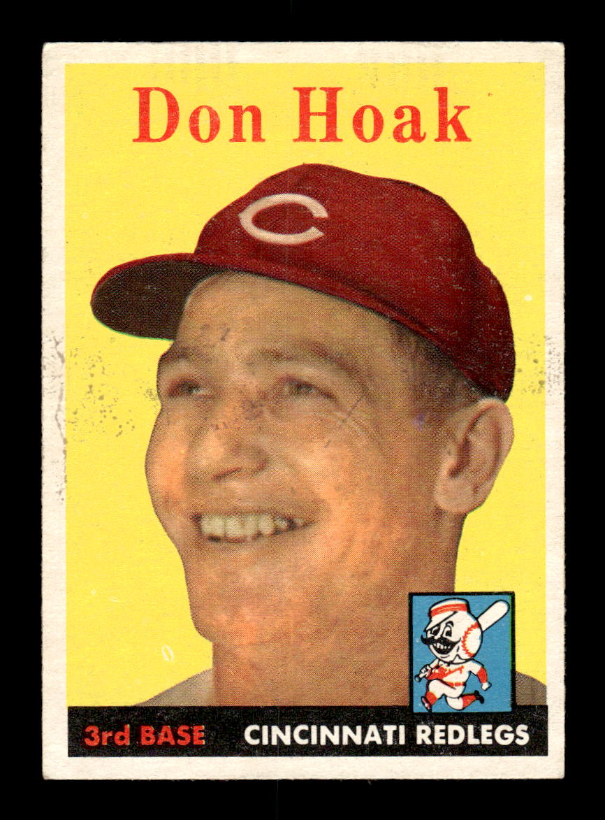 1958 Topps #160 Don Hoak Cincinnati Redlegs VGEX KC10009679