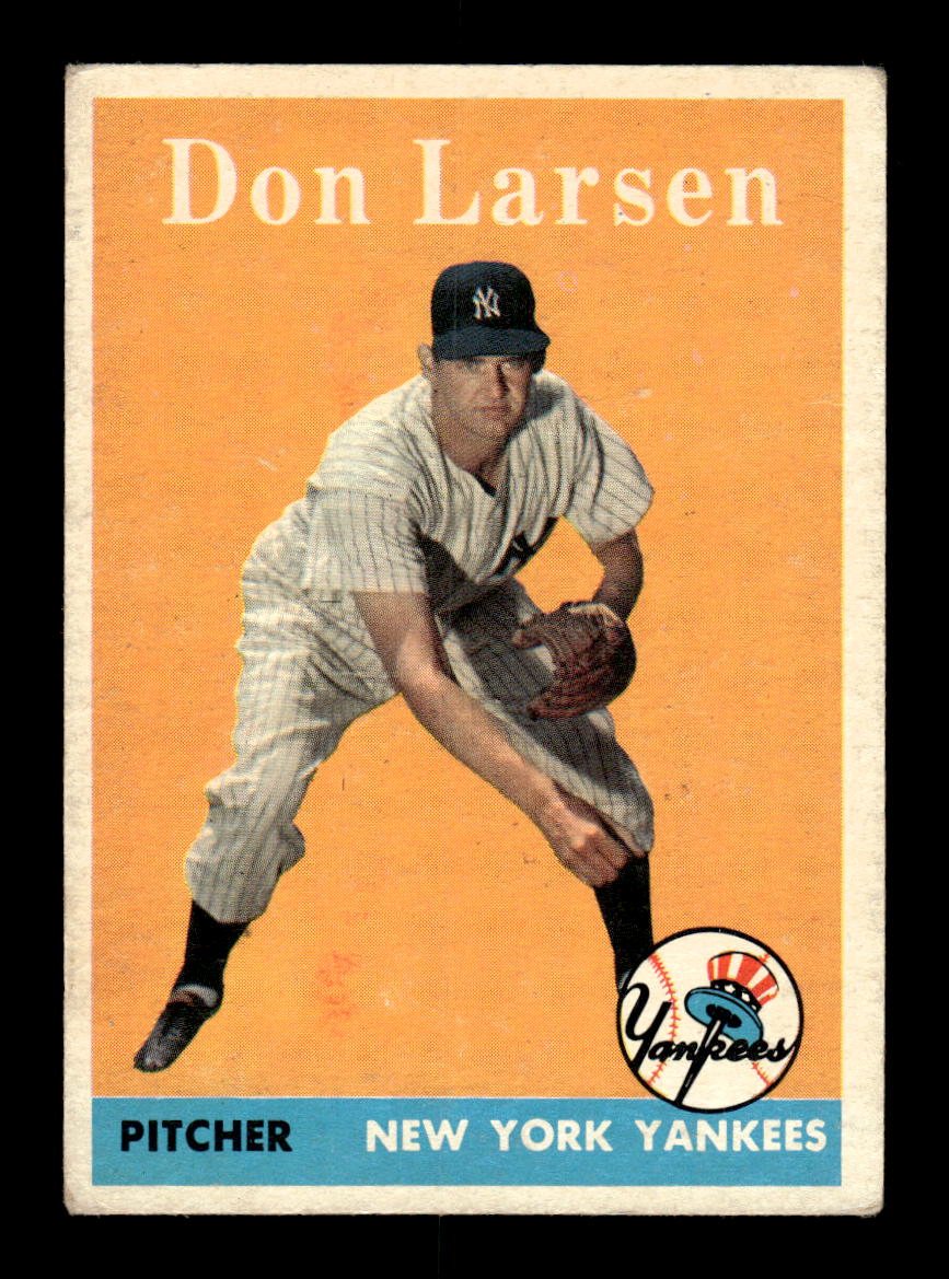 1958 Topps #161 Don Larsen New York Yankees EX KC10009680