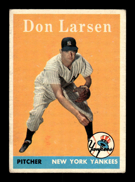 1958 Topps #161 Don Larsen New York Yankees EX KC10009680