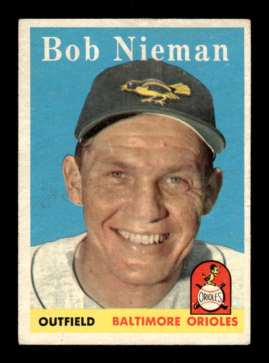 1958 Topps #165 Bob Nieman Baltimore Orioles VGEX KC10009684