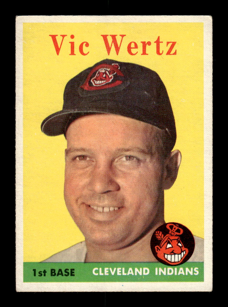 1958 Topps #170 Vic Wertz Cleveland Indians EX KC10009689