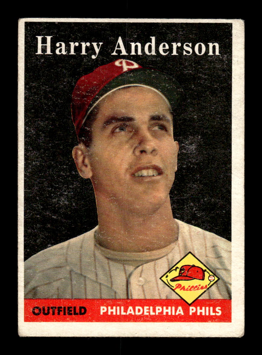 1958 Topps #171 Harry Anderson Philadelphia Phillies VG KC10009690