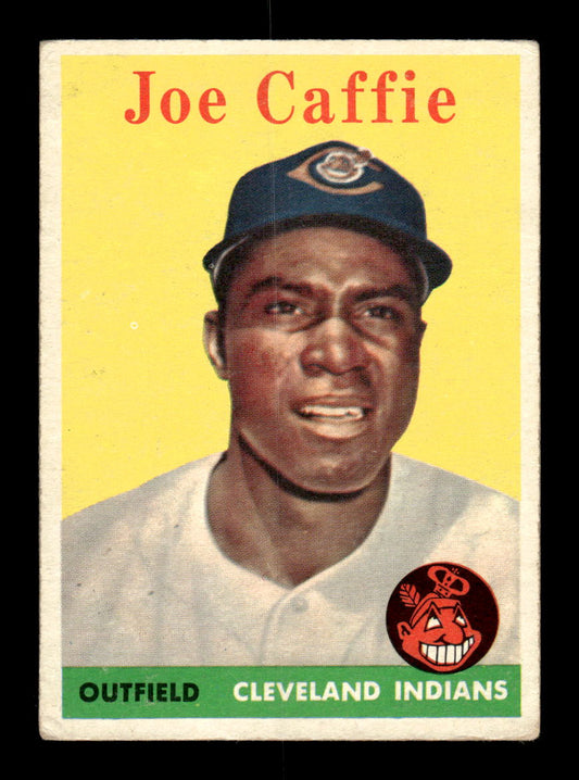 1958 Topps #182 Joe Caffie Cleveland Indians EX KC10009701