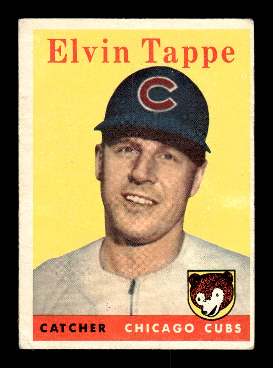 1958 Topps #184 Elvin Tappe Chicago Cubs VGEX KC10009703